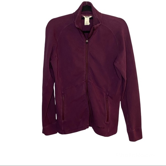 Marmot Full Zip Sweater in Purple - Picture 1 of 5